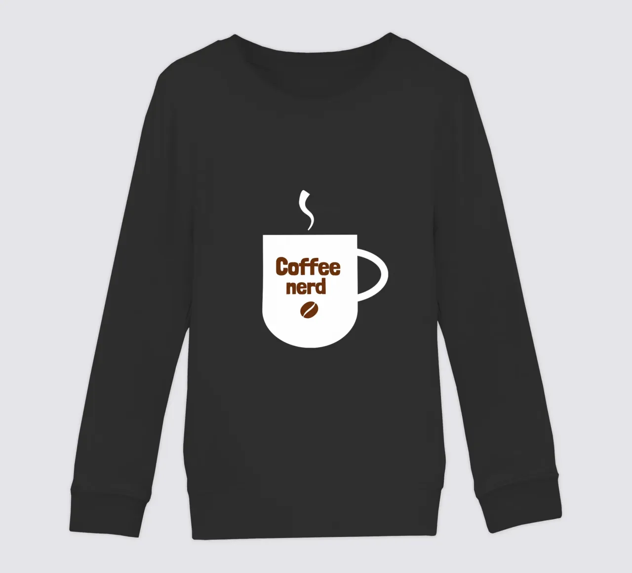 Coffee nerd felpa bambino da happieeagle