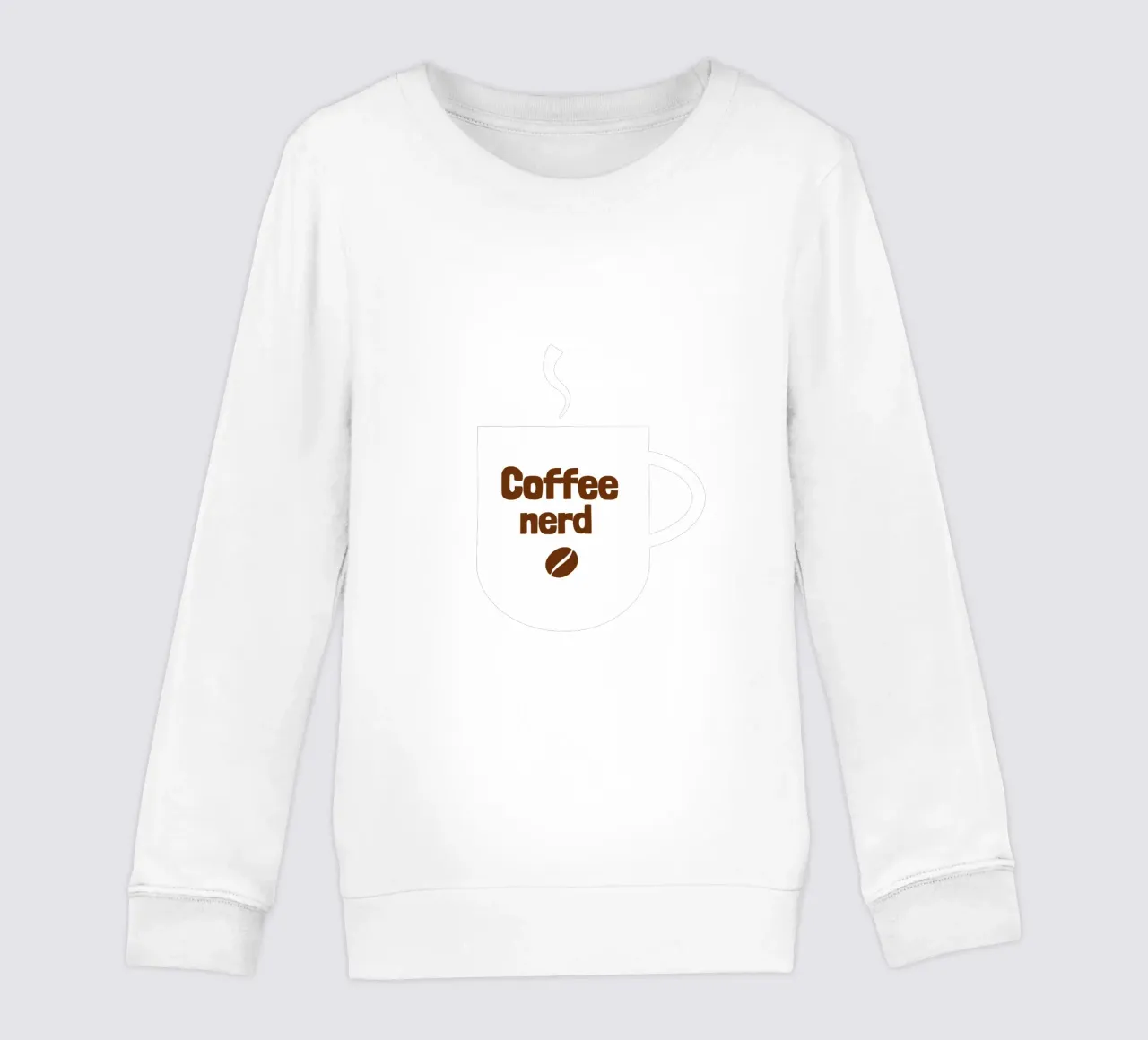 Coffee nerd felpa bambino da happieeagle