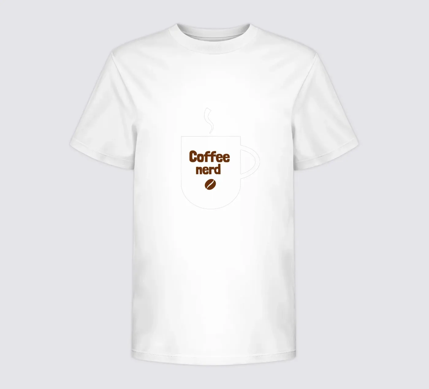 Coffee nerd t-shirt bambini da happieeagle