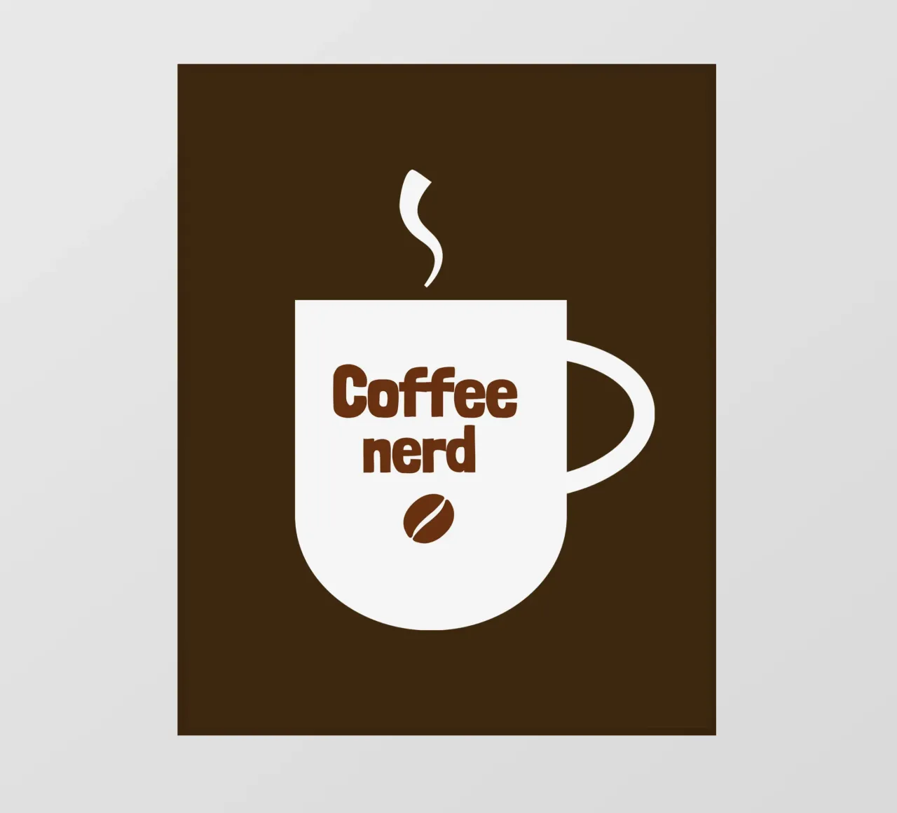 Coffee nerd telo in pvc da happieeagle