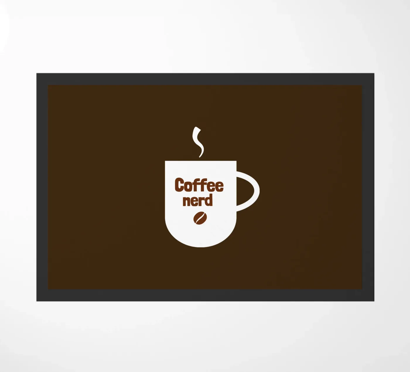 Coffee nerd Fußmatte von happieeagle