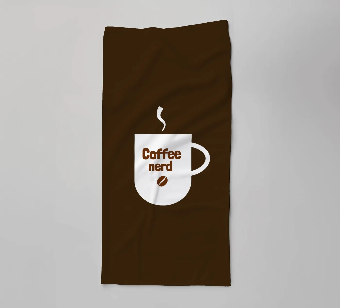 Coffee nerd badhanddoek van happieeagle