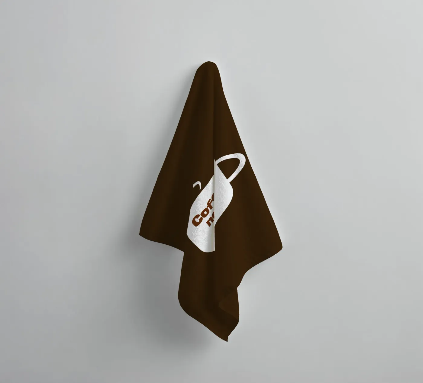 Coffee nerd badhanddoek van happieeagle