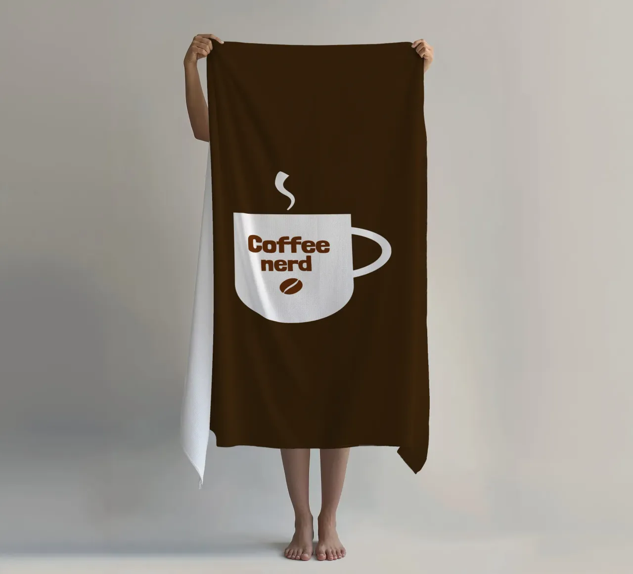 Coffee nerd telo mare da happieeagle