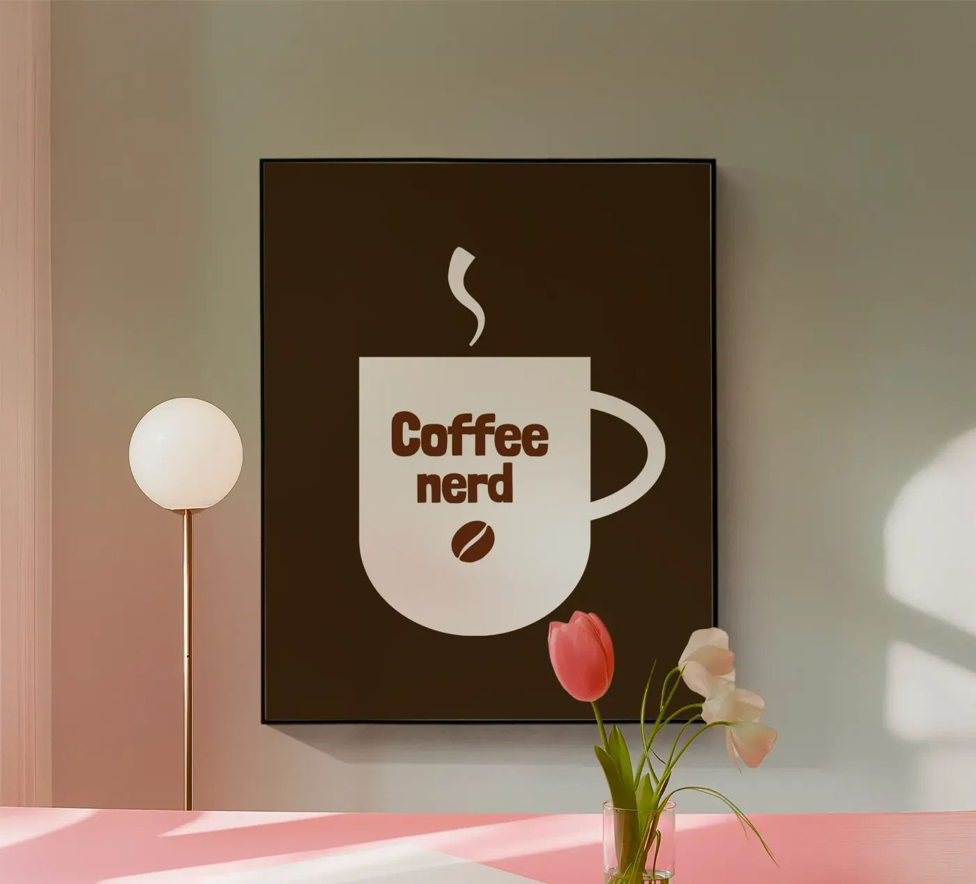 Coffee nerd acryl van happieeagle