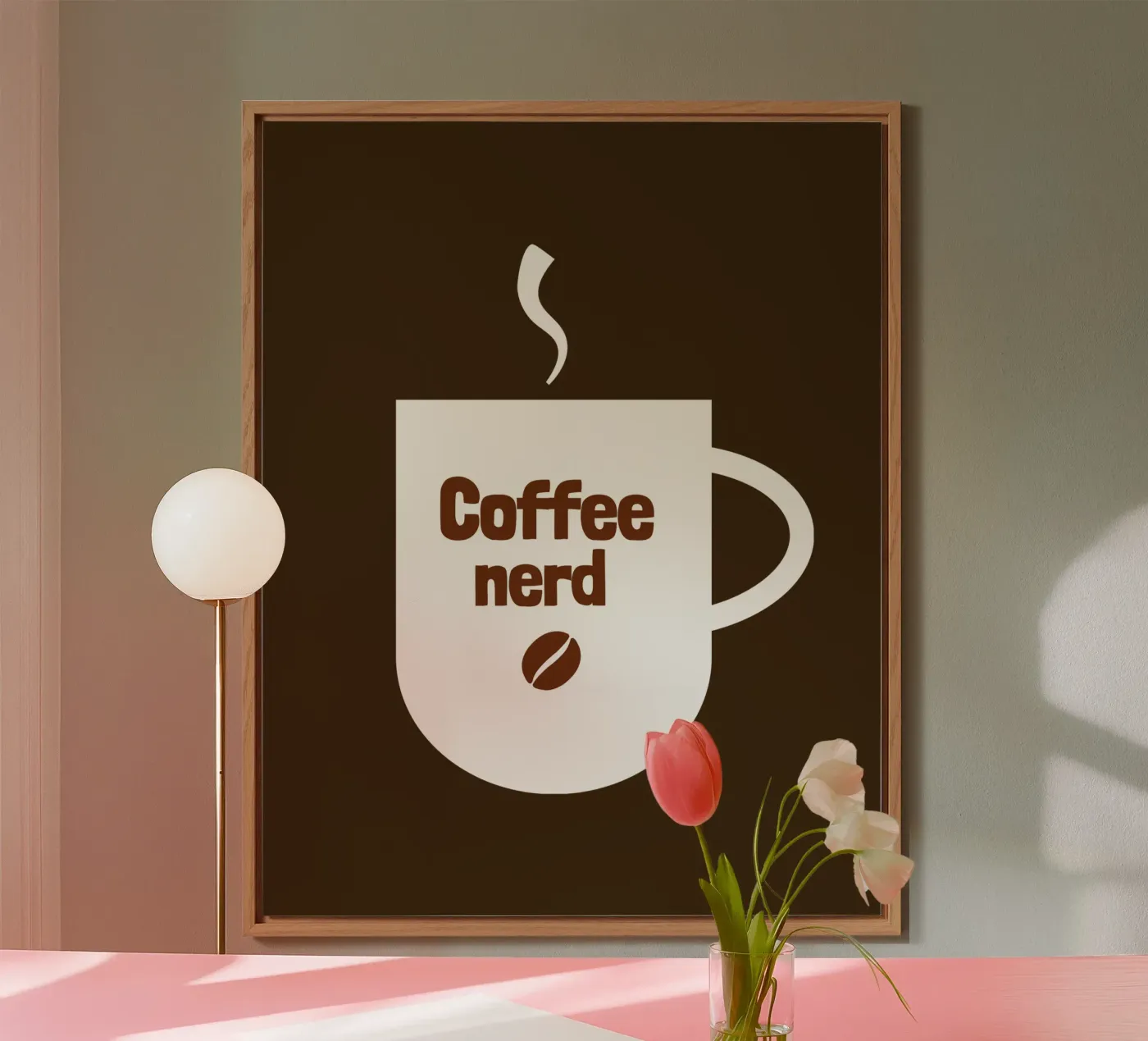 Coffee nerd alluminio dibond da happieeagle