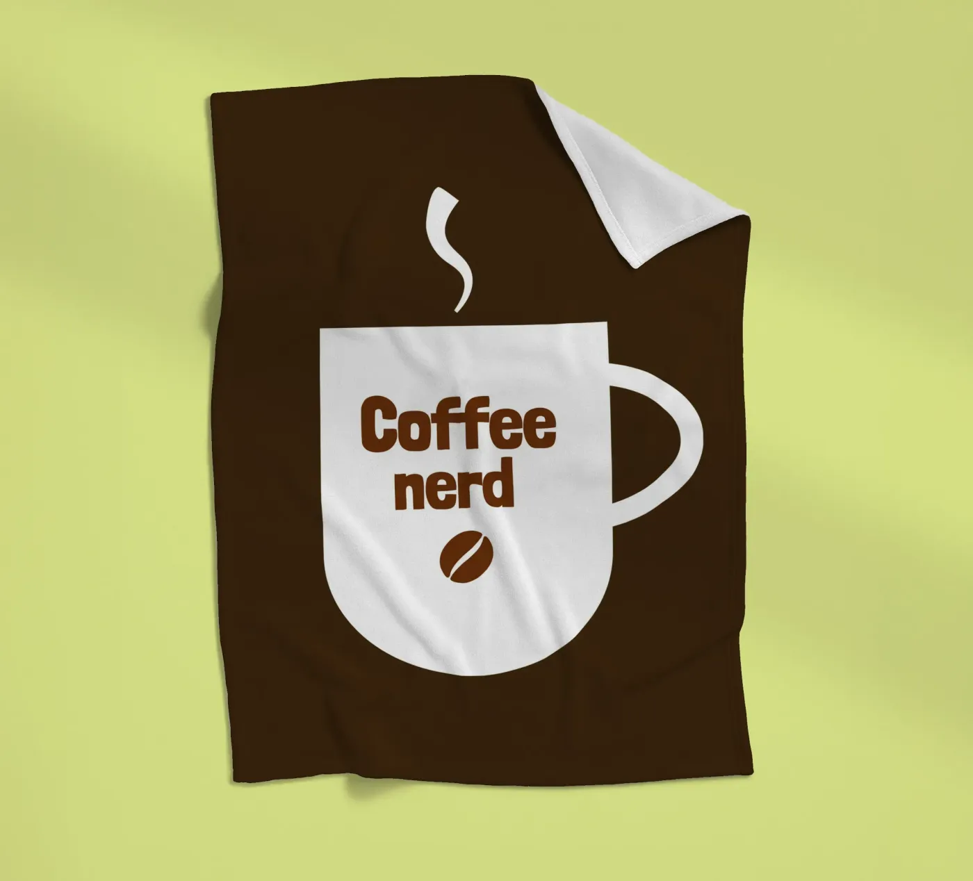 Coffee nerd Fleecedecke von happieeagle