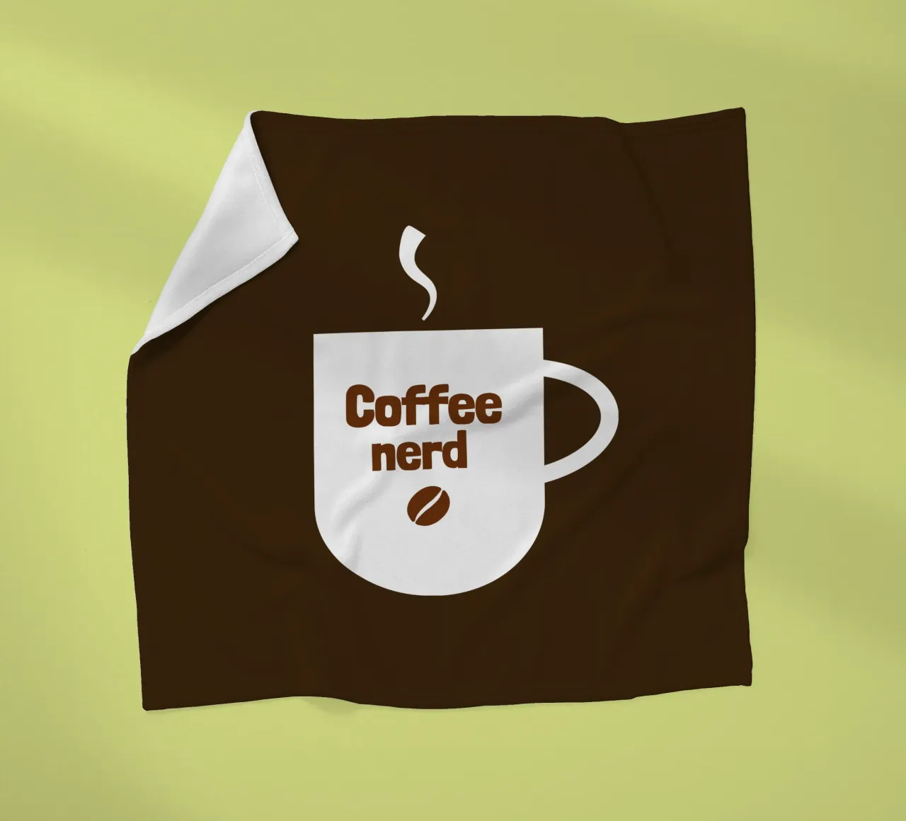 Coffee nerd manta de franela de happieeagle