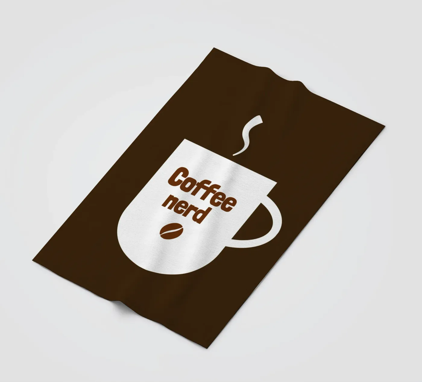 Coffee nerd Fleecedecke von happieeagle