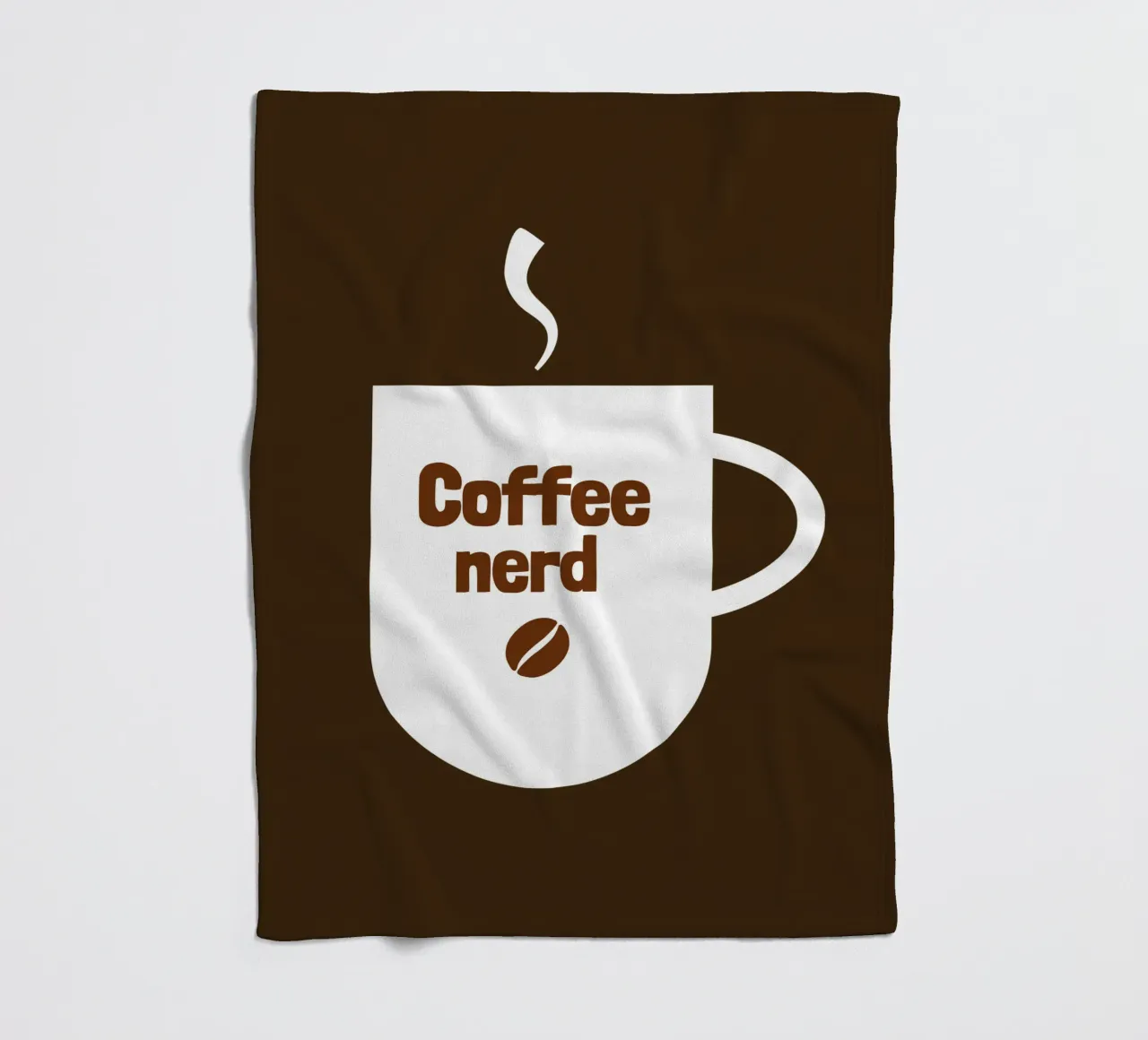 Coffee nerd Fleecedecke von happieeagle