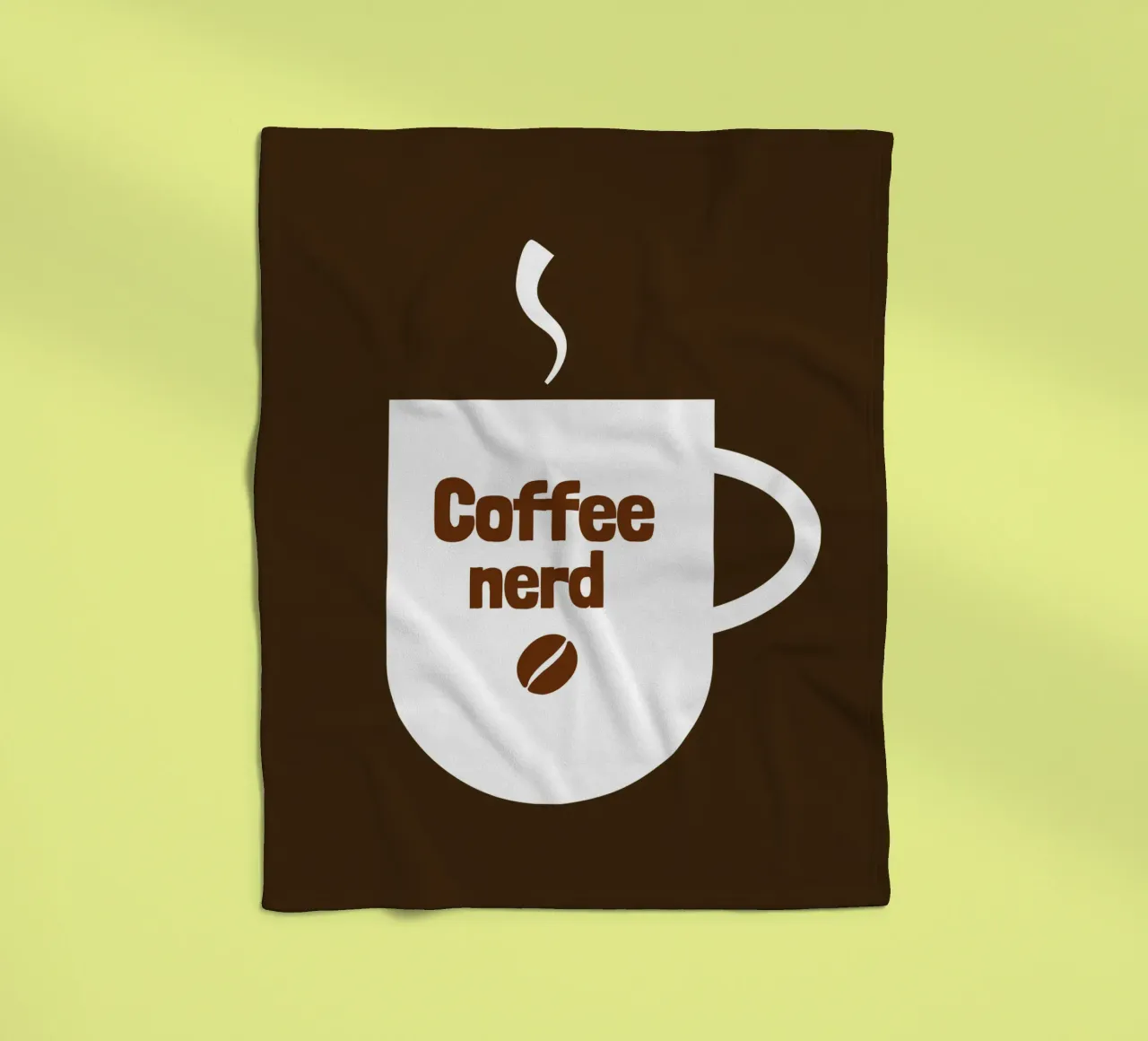 Coffee nerd manta de franela de happieeagle