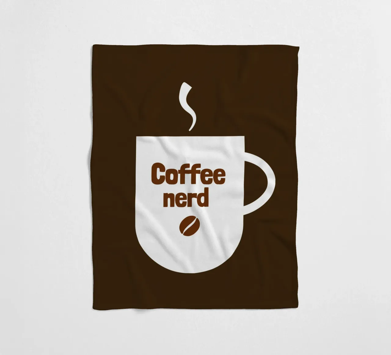 Coffee nerd manta de franela de happieeagle