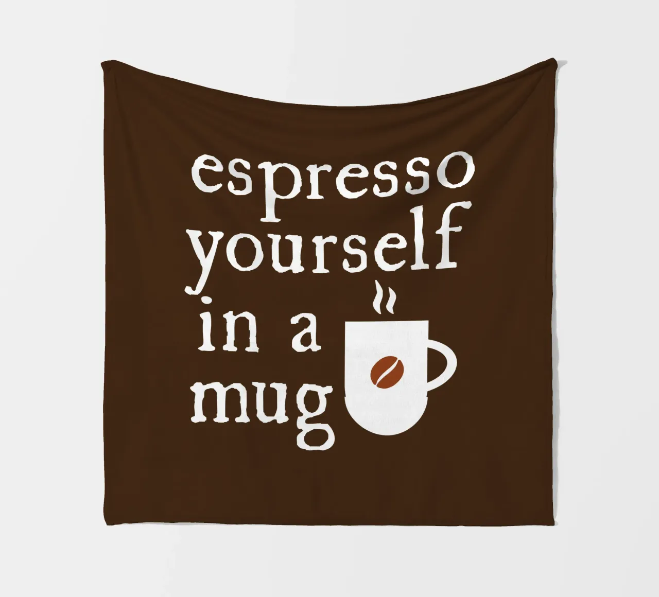 Espresso yourself in a mug coperta in pile da happieeagle