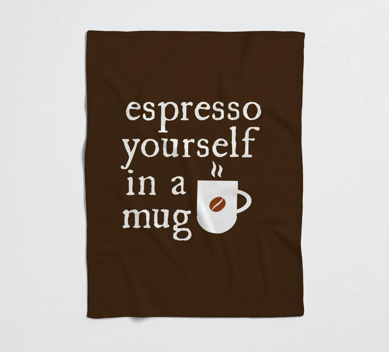 Espresso yourself in a mug coperta in pile da happieeagle