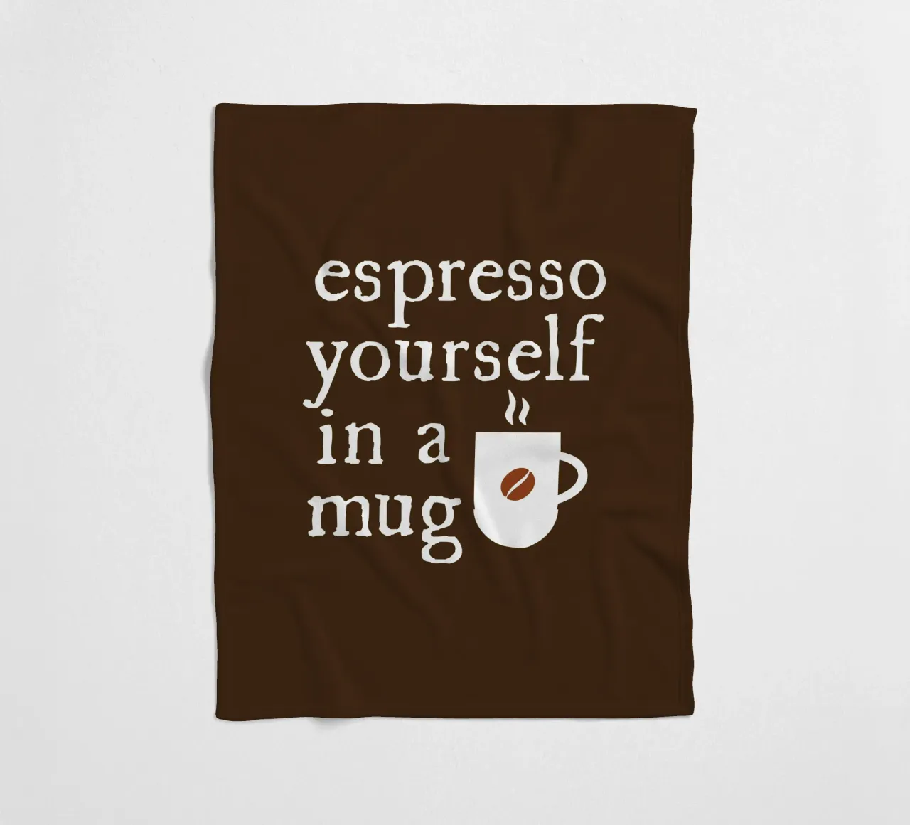 Espresso yourself in a mug coperta in pile da happieeagle
