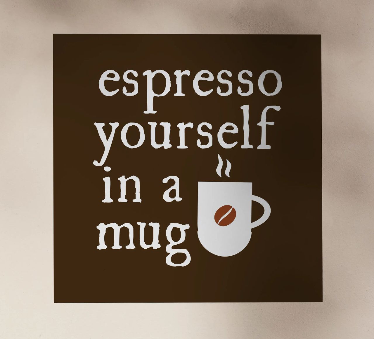 Espresso yourself in a mug pellicola backlit da happieeagle