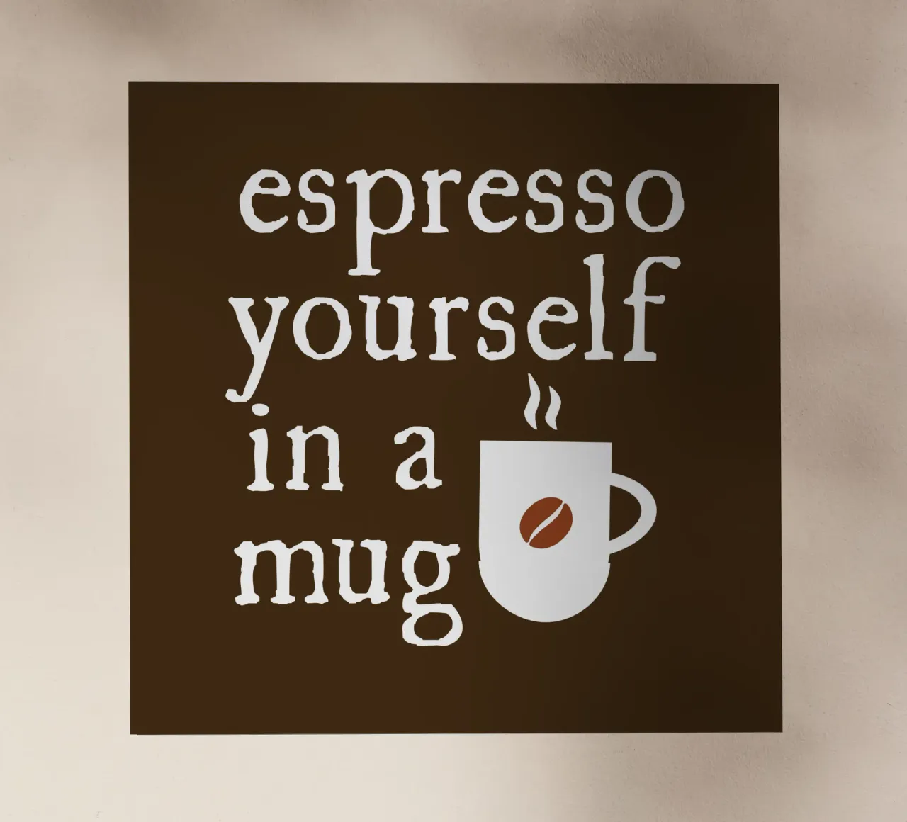 Espresso yourself in a mug pellicola backlit da happieeagle
