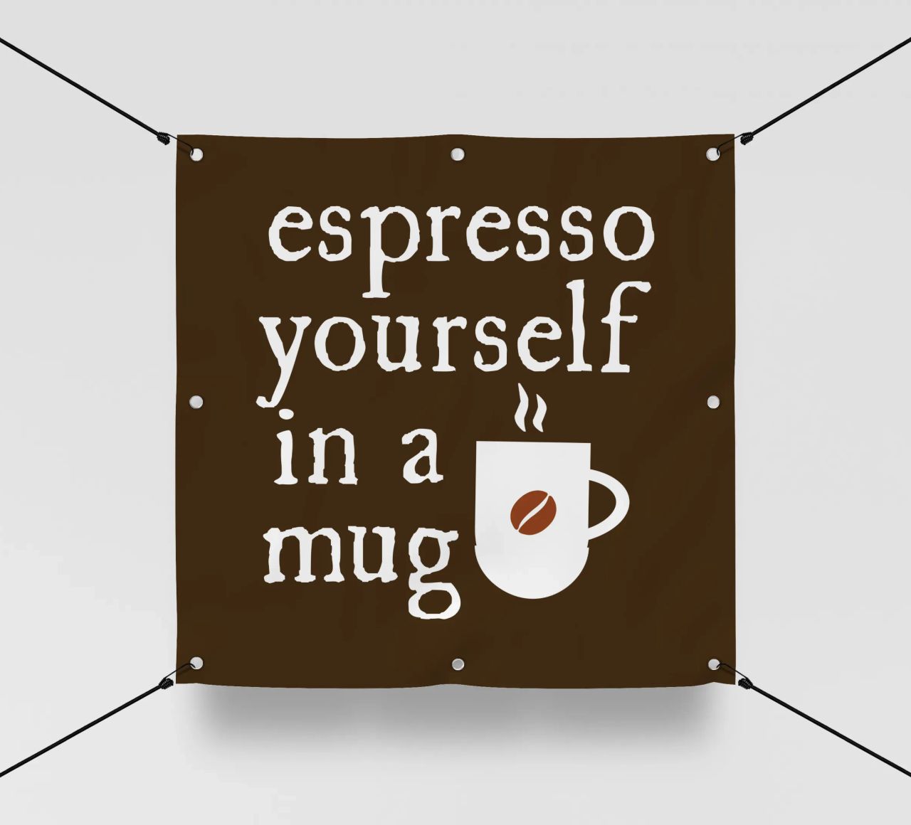 Espresso yourself in a mug telo in pvc da happieeagle
