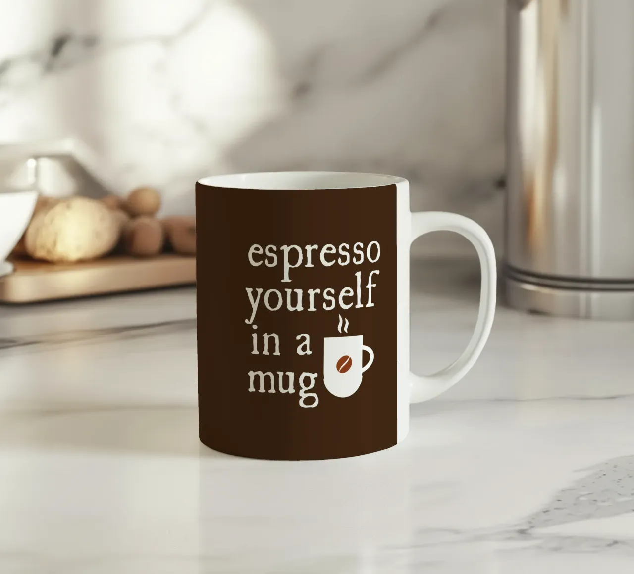 Espresso yourself in a mug keramische mok van happieeagle