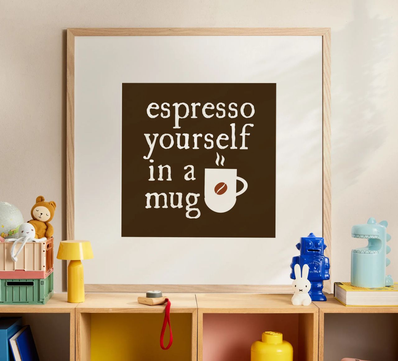 Espresso yourself in a mug Hahnemühle von happieeagle