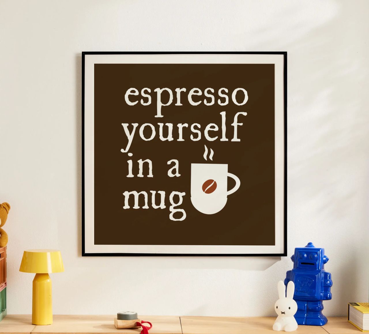 Espresso yourself in a mug Hahnemühle von happieeagle