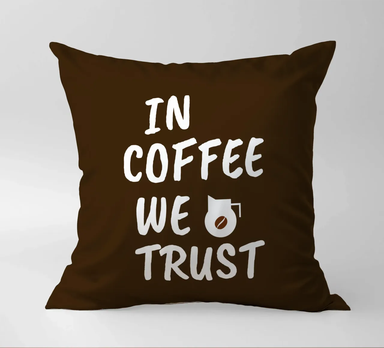 In coffee we trust cuscino da happieeagle
