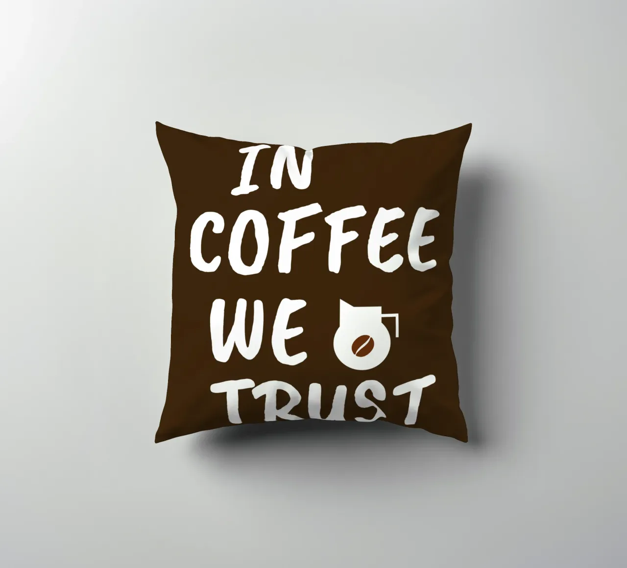 In coffee we trust cuscino da happieeagle
