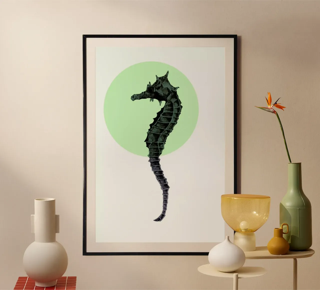Seahorse hahnemühle de Morgan Kendall