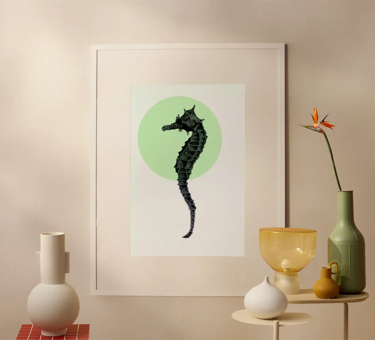 Seahorse hahnemühle de Morgan Kendall