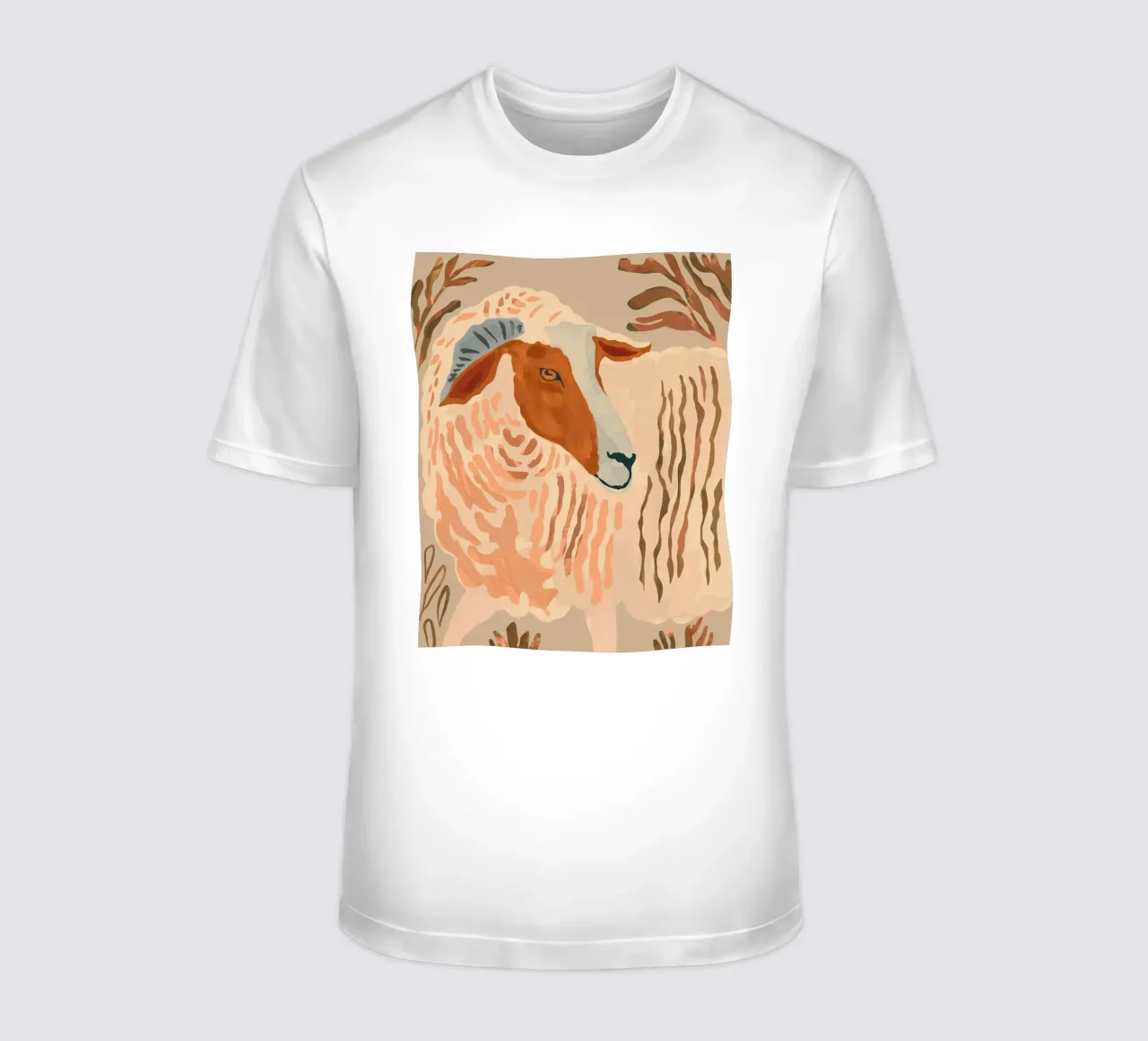 Ram rustico astratto 2 t-shirt da ThingDesign