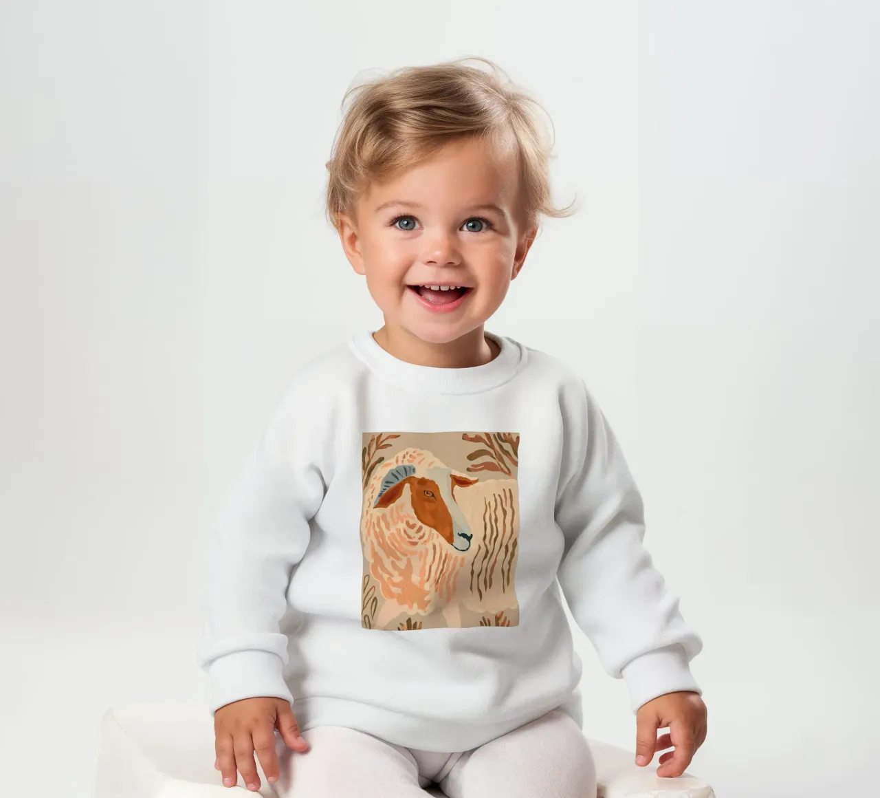 Ram rustico astratto 2 felpa neonato da ThingDesign