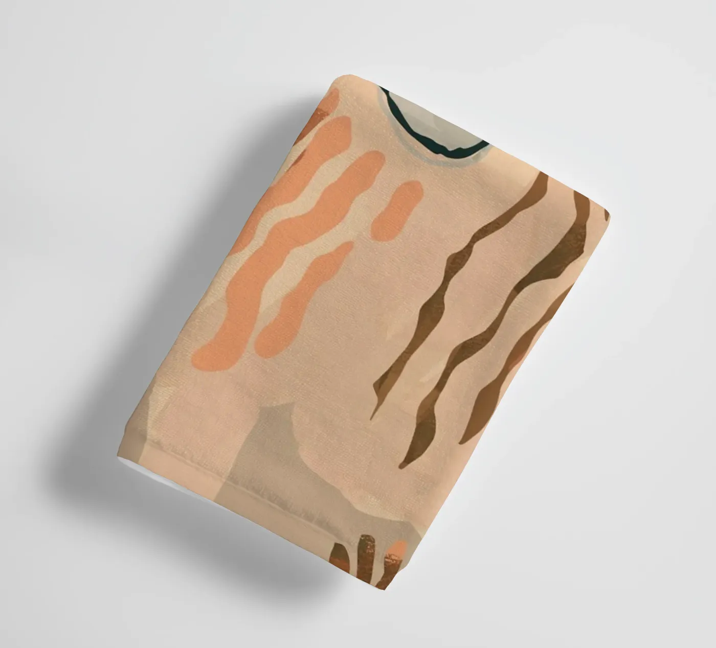 Abstract Rustic Ram 2 towel by ThingDesign