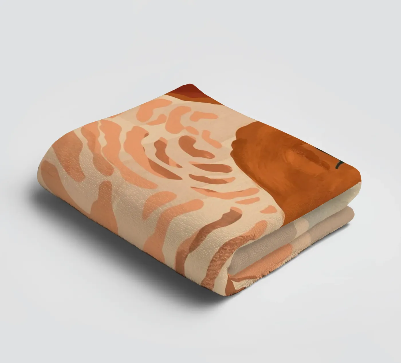 Abstract Rustic Ram 2 towel by ThingDesign