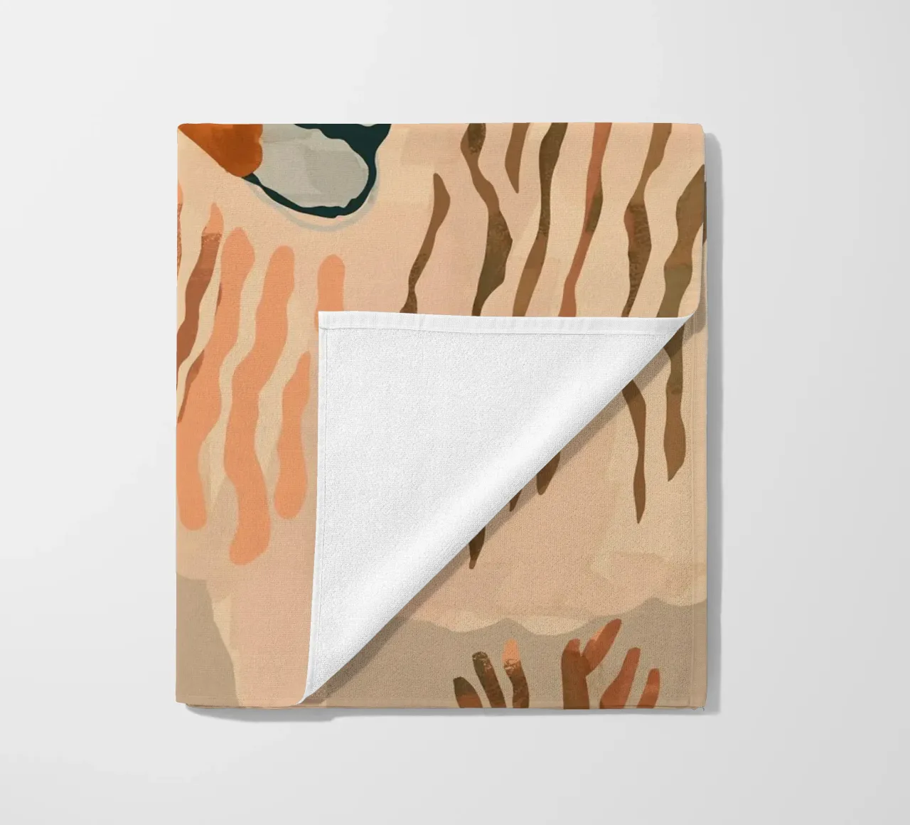 Ram rustico astratto 2 telo mare da ThingDesign