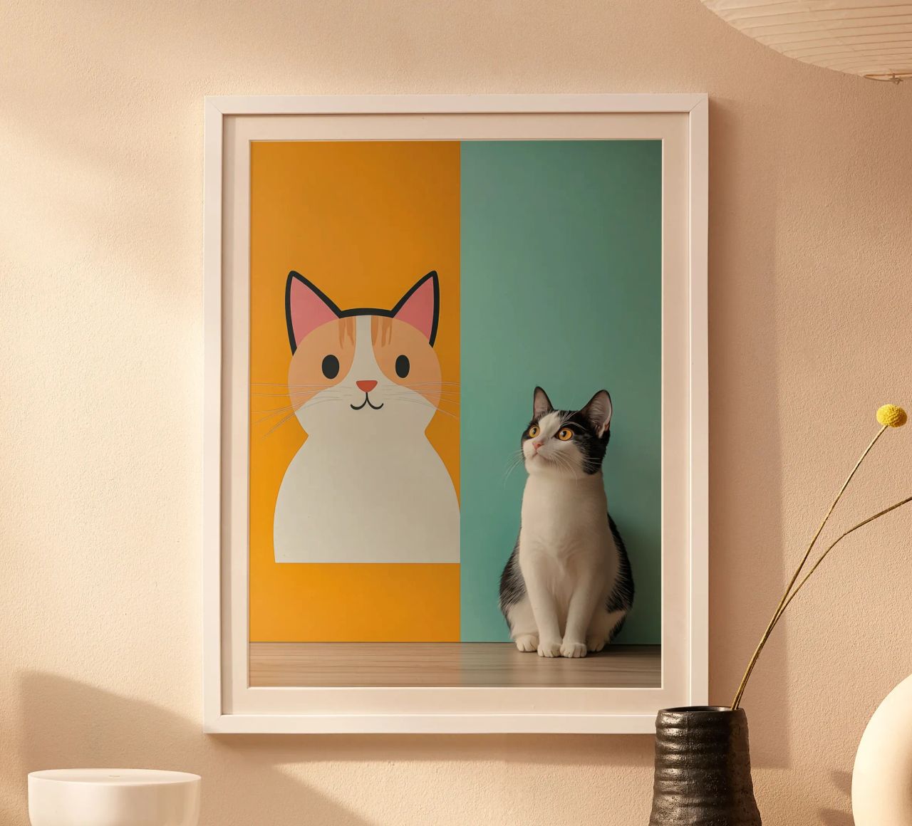 Katzen-Kunst Poster von Autofocus