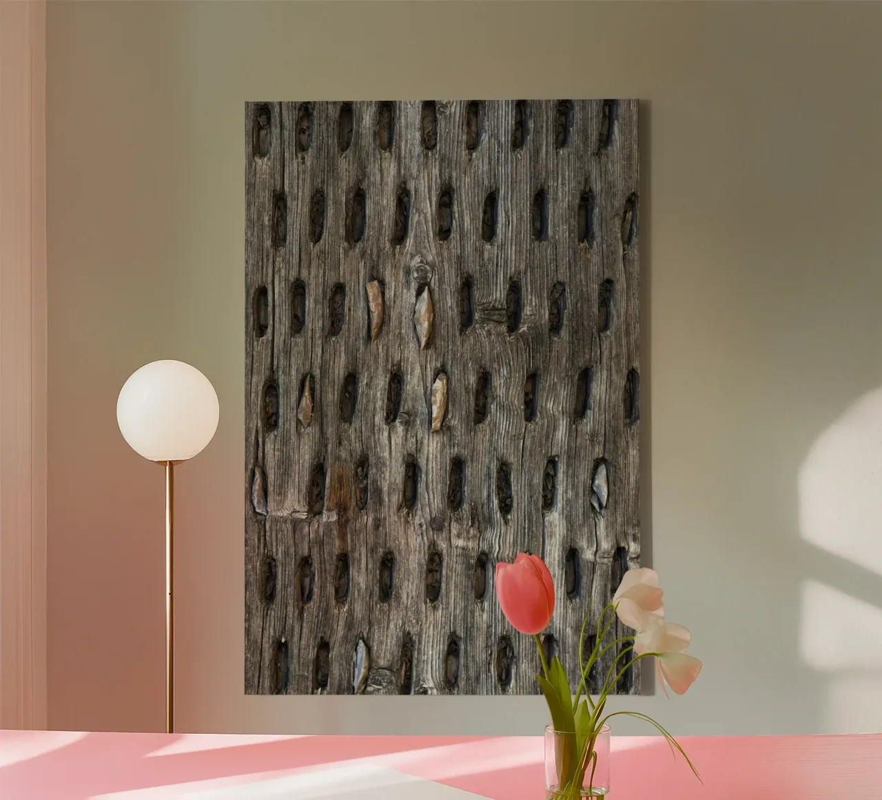 Timeless Arithmetic: Ancient Wooden Abacus canvas by Curious Collections by Marielle Leenders