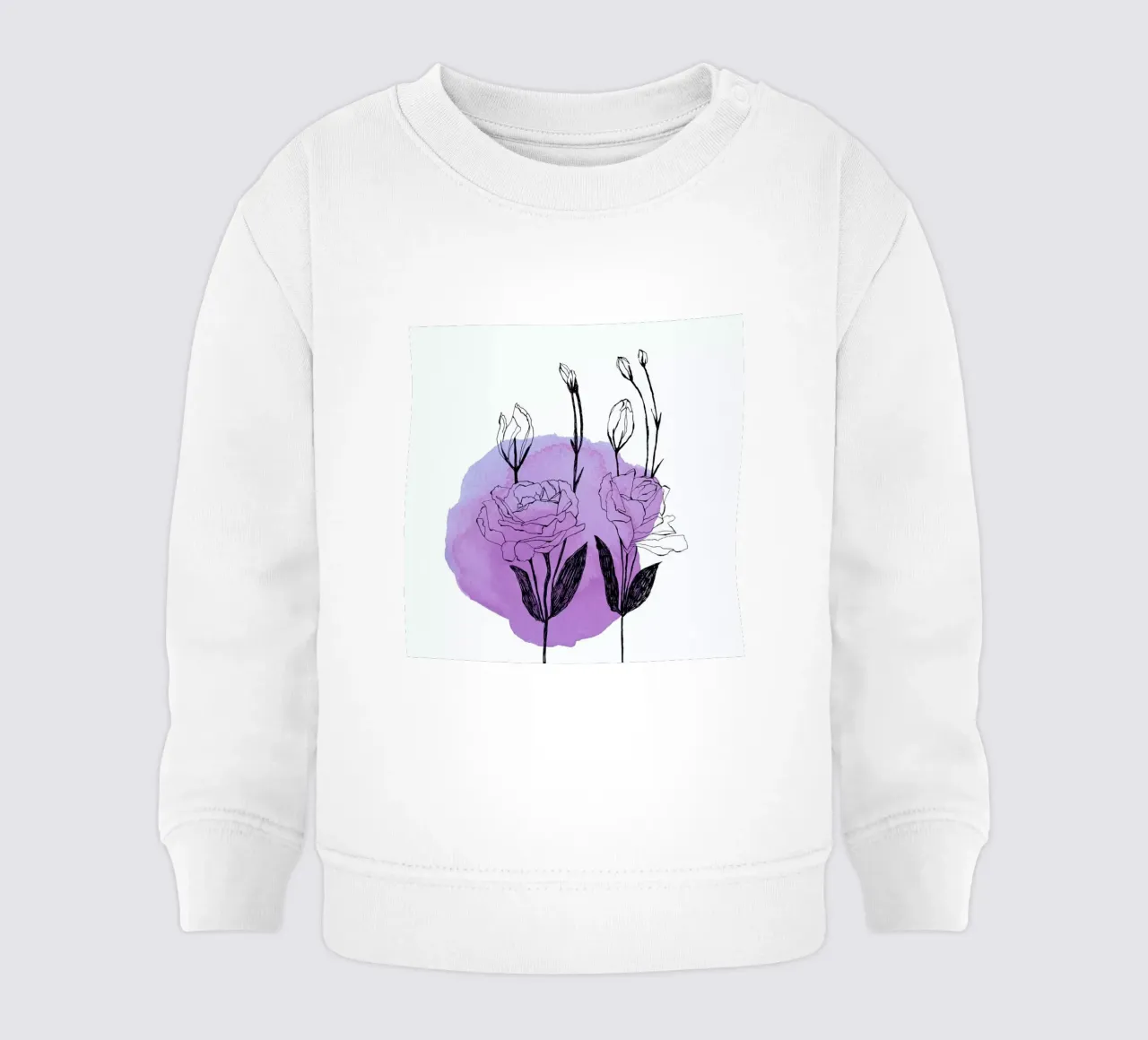 Lisianthus felpa neonato da Morgan Kendall