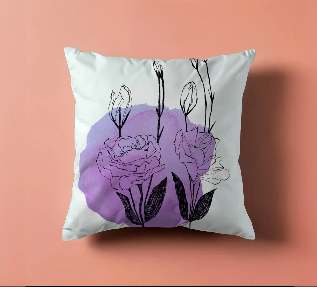 Lisianthus cuscino da Morgan Kendall