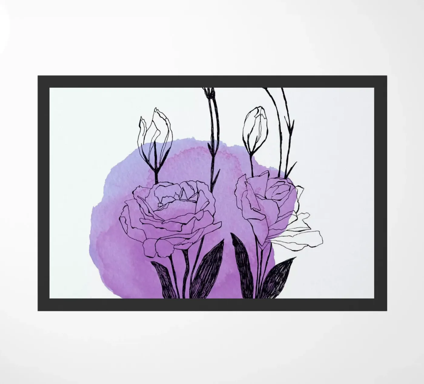 Lisianthus deurmat van Morgan Kendall