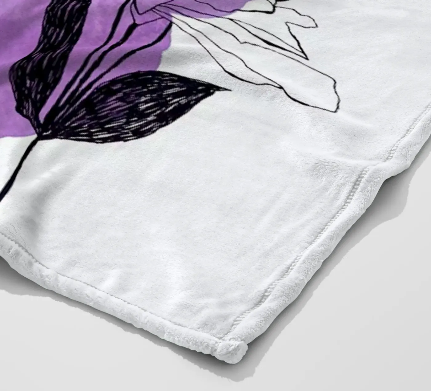 Lisianthus Fleecedecke von Morgan Kendall