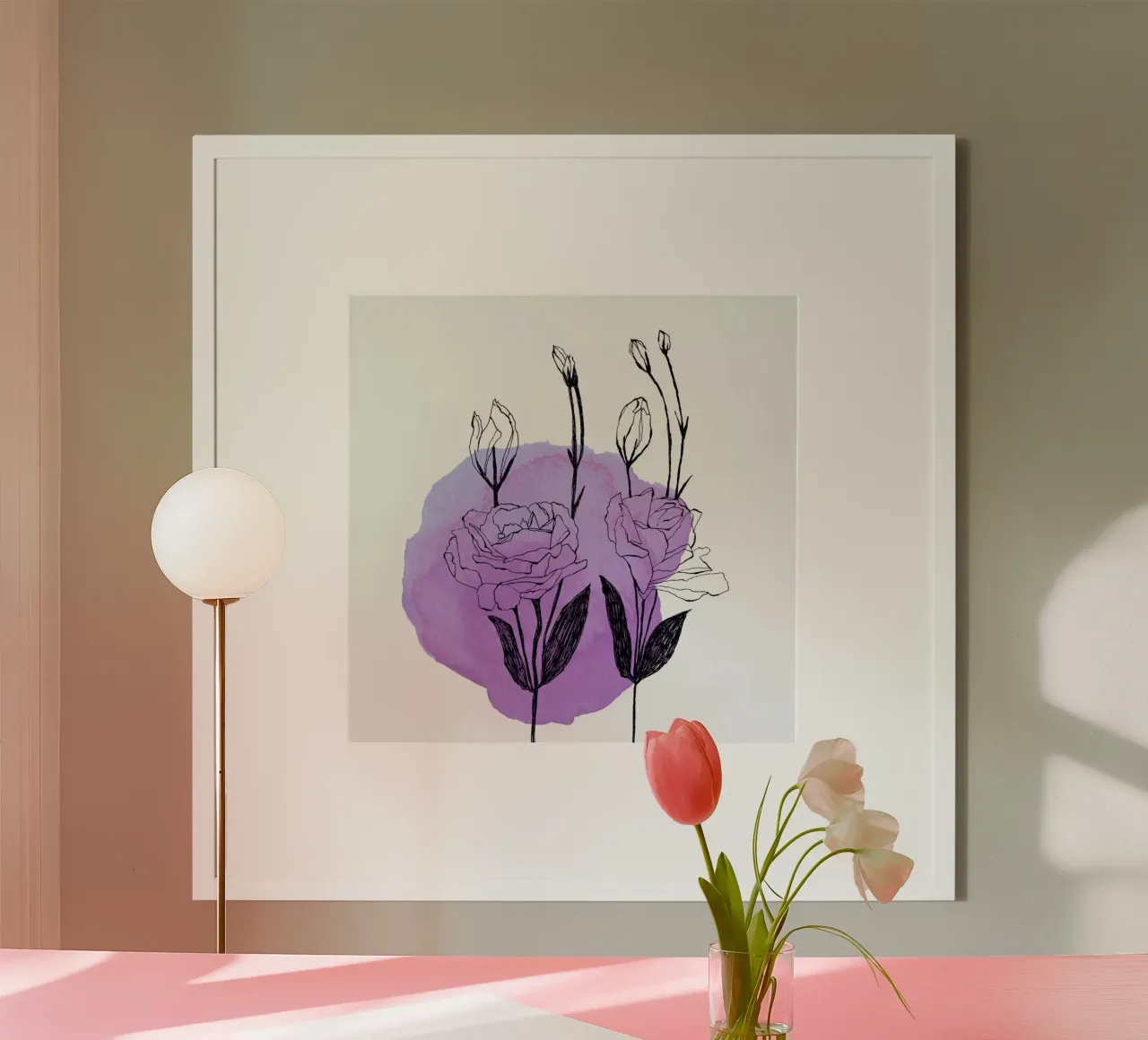 Lisianthus carta hahnemühle da Morgan Kendall
