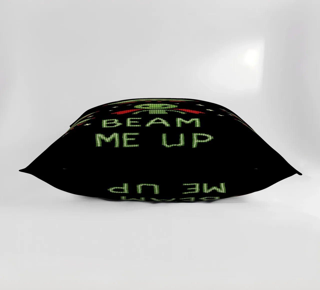 Beam Me Up | Ricamo di alieni cuscino da Autofocus