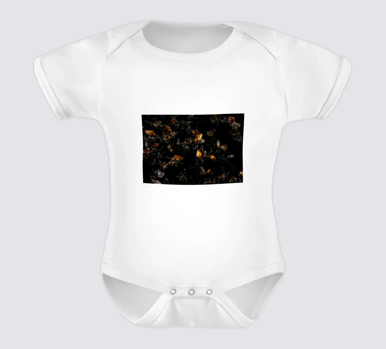 Grace in Motion: Goldfish body neonato maniche corte da Curious Collections by Marielle Leenders