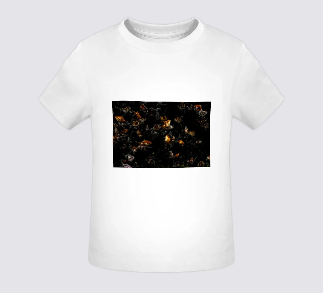 Grace in Motion: Goldfish maglietta neonato da Curious Collections by Marielle Leenders