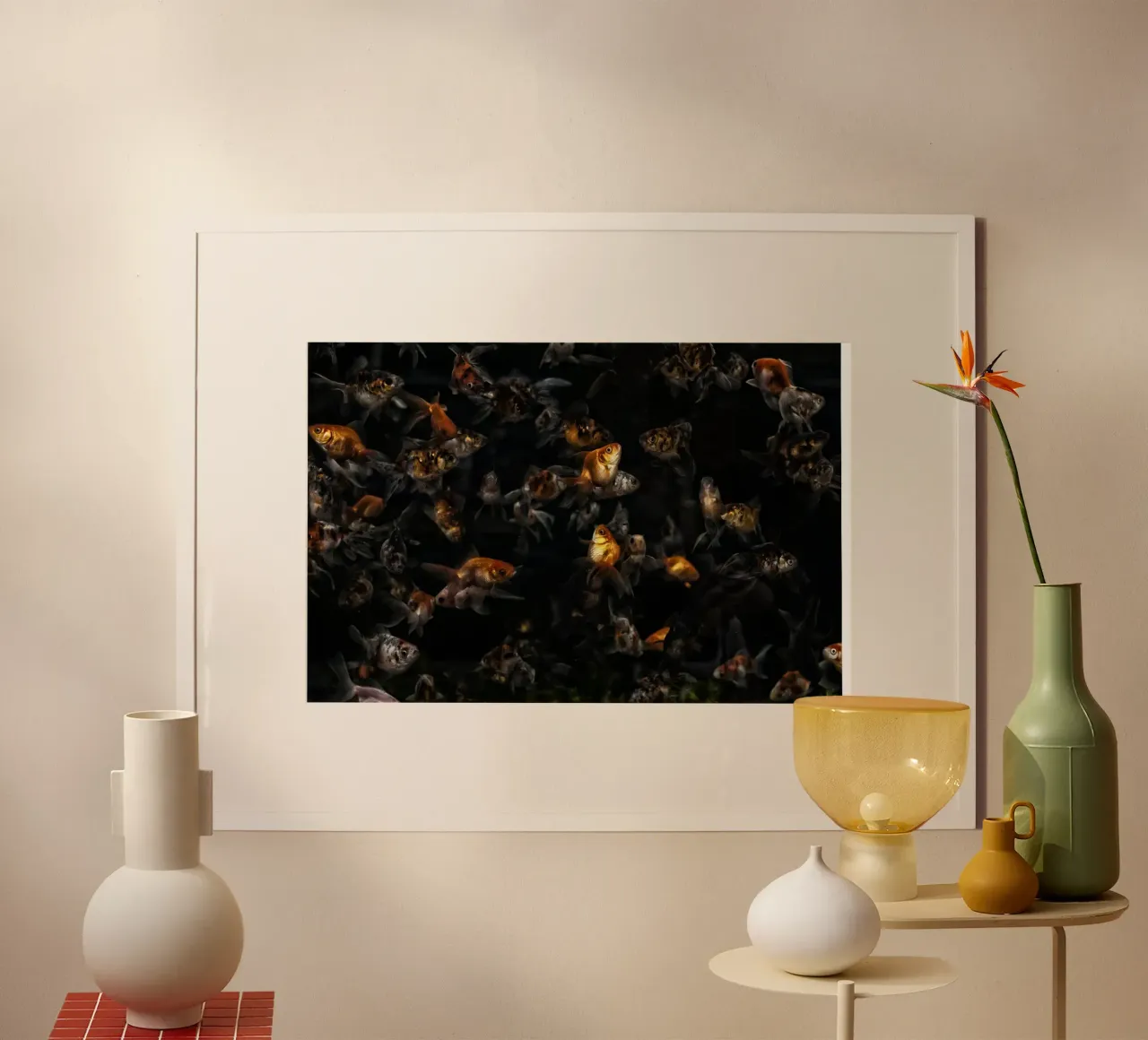 Grace in Motion: Goldfish carta hahnemühle da Curious Collections by Marielle Leenders