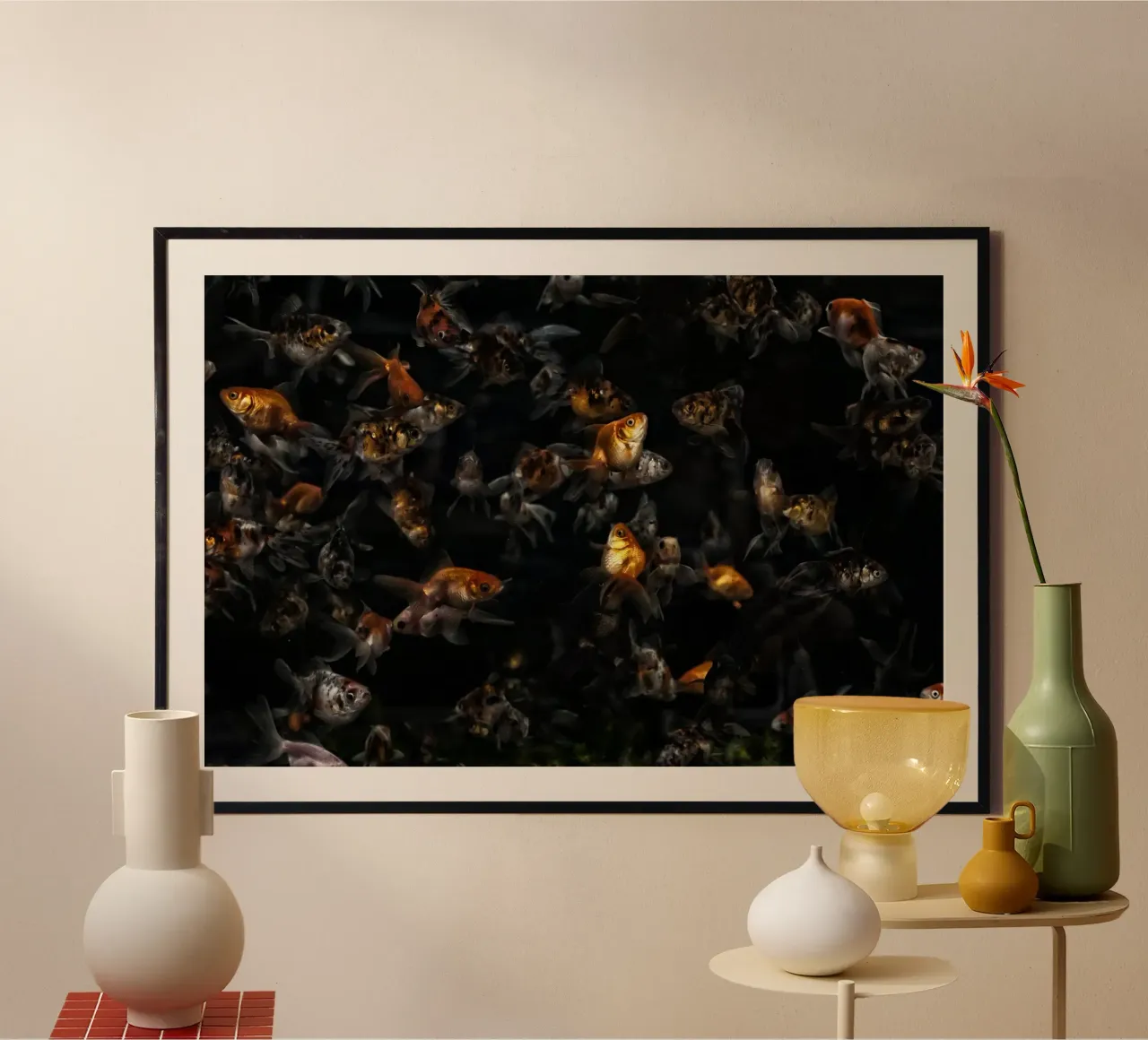 Grace in Motion: Goldfish carta hahnemühle da Curious Collections by Marielle Leenders