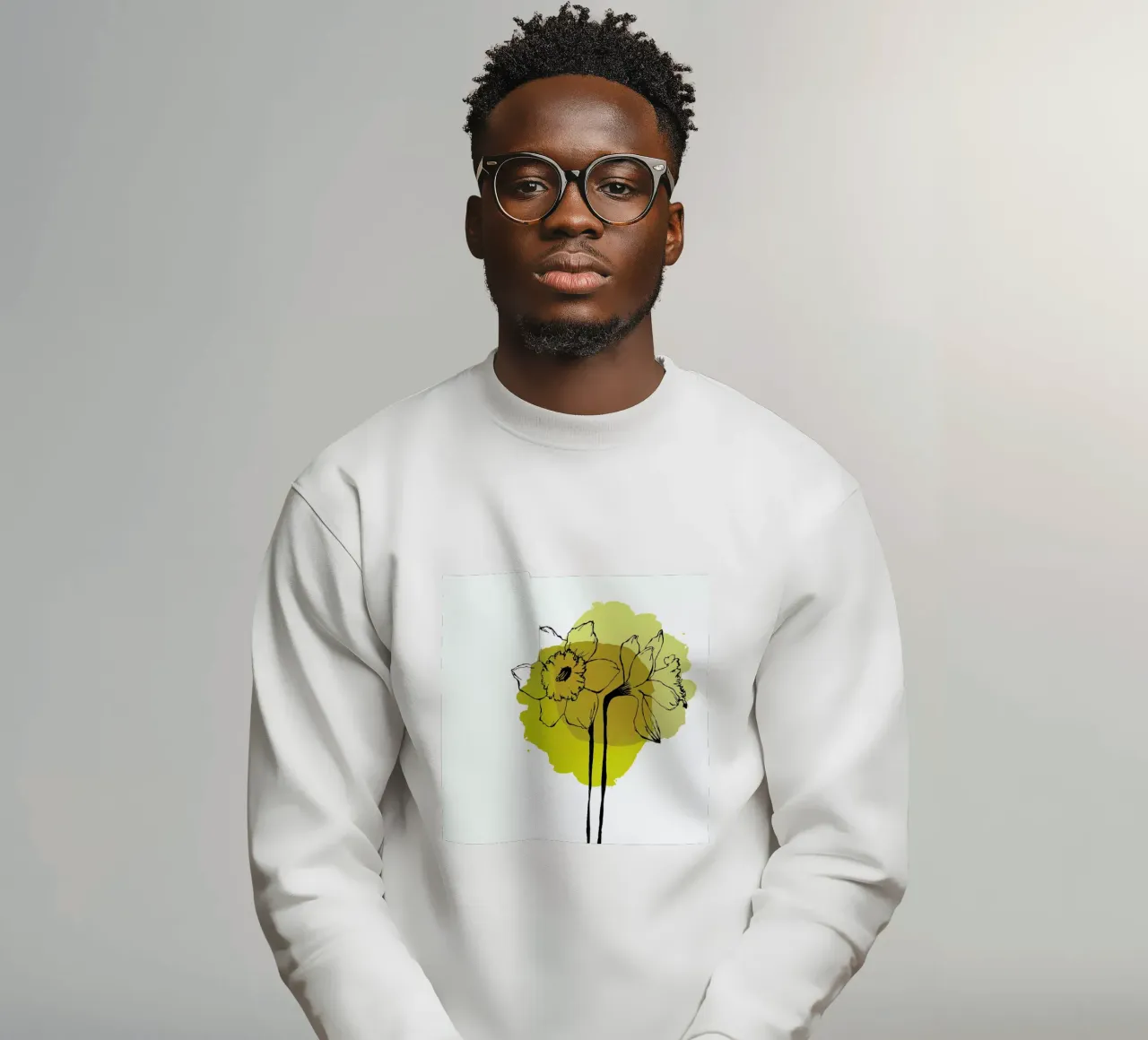 Yellow Daffodils felpa da Morgan Kendall