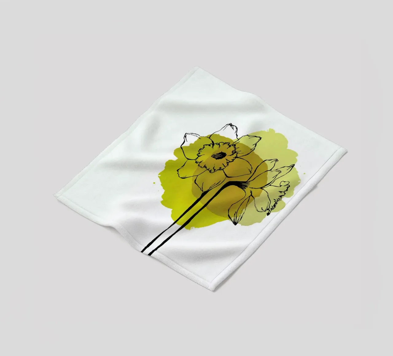 Yellow Daffodils coperta in pile da Morgan Kendall