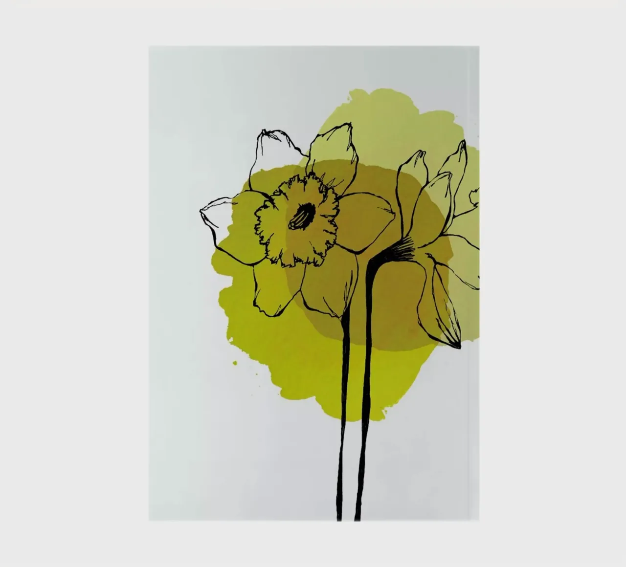 Yellow Daffodils notebook by Morgan Kendall