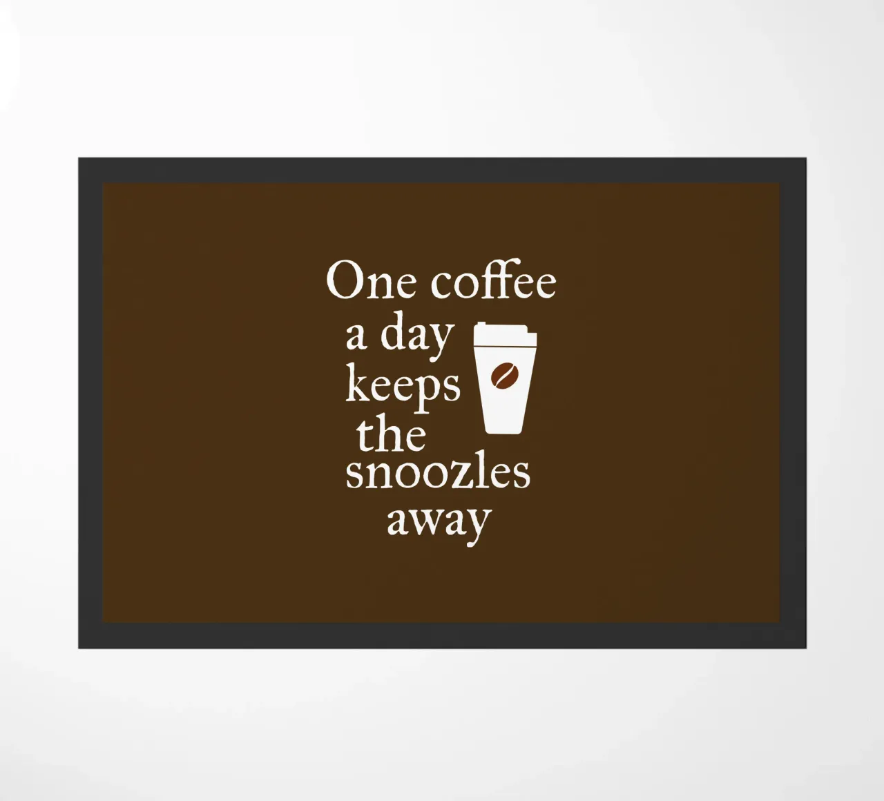 One coffee a day keeps the snoozles away zerbino da happieeagle